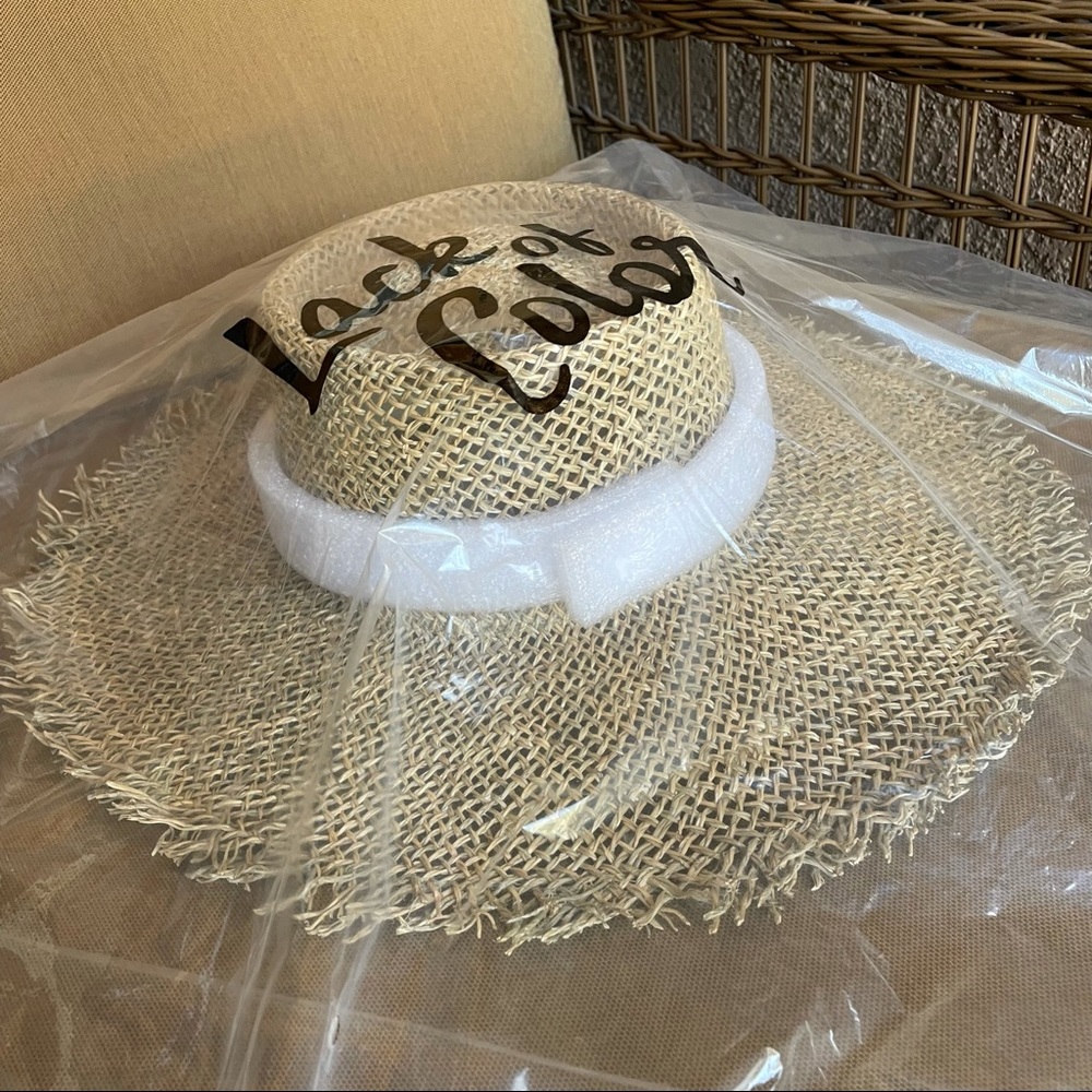 Lack of Color Sunnydip Fray Boater Hat - Picture 6 of 8